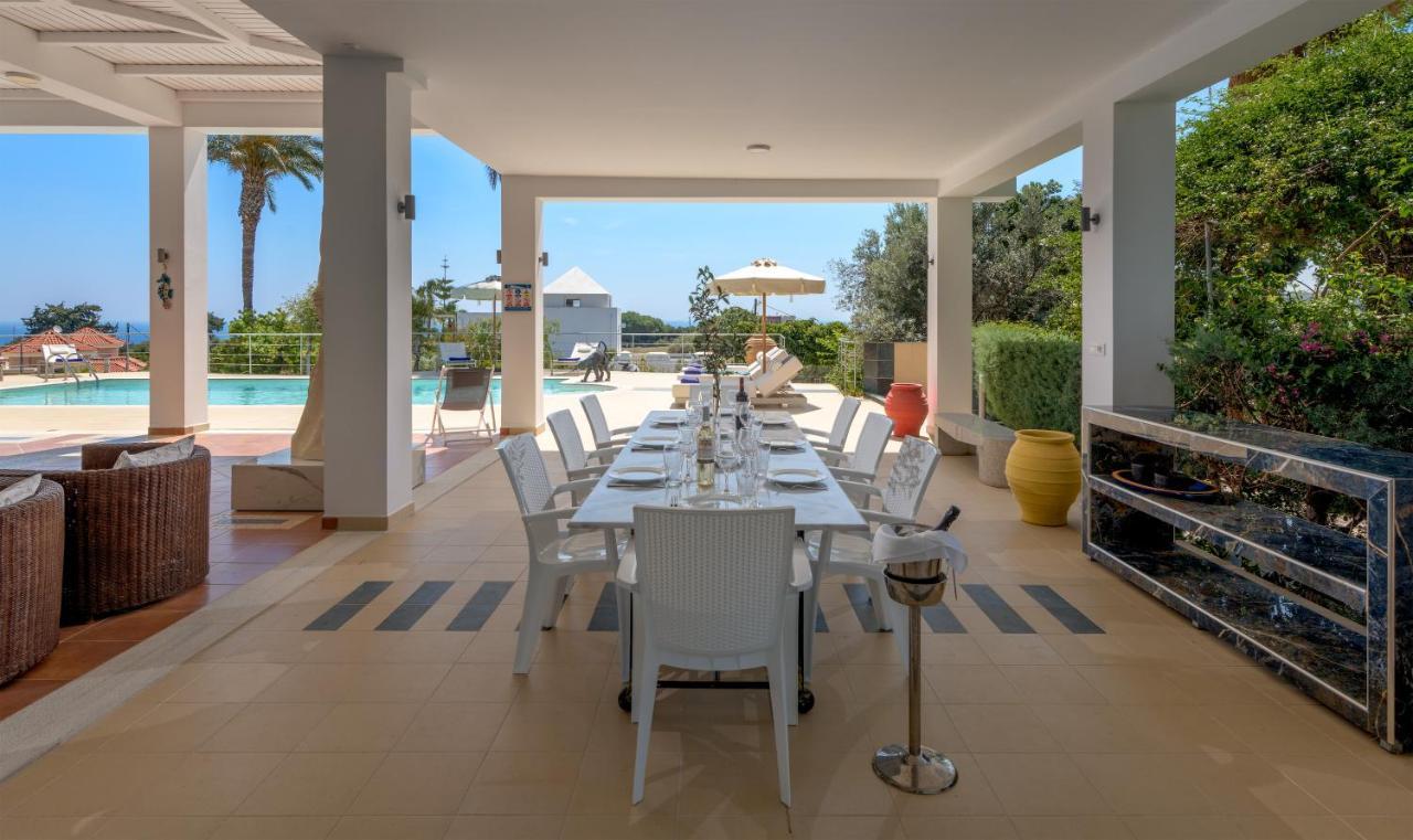 Grande Dame Villa Of Rhodes Asgourou Exterior photo