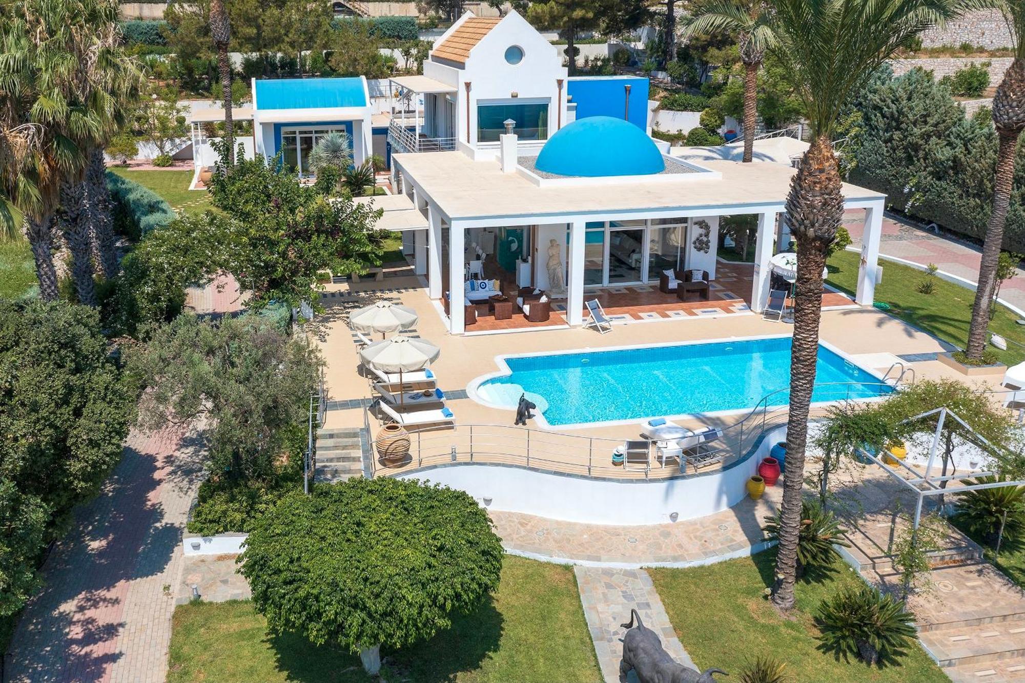 Grande Dame Villa Of Rhodes Asgourou Exterior photo